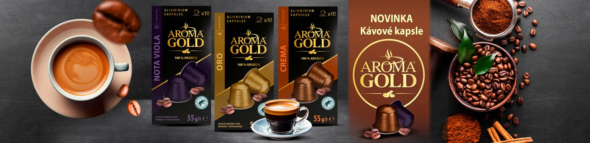 Aroma Gold kapsle
